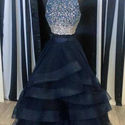 Ball Gown Prom Dress, Sexy Prom Dress,beading Prom..