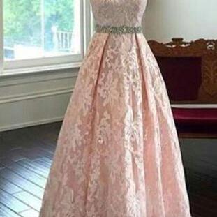 Lace Prom Dress,ball Gown Prom Dress,sweetheart..