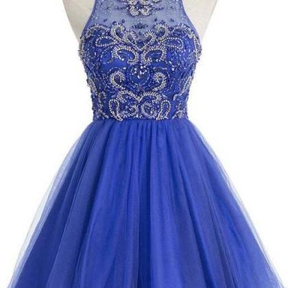 Royal Blue Homecoming Dress, Homecoming Dress,..