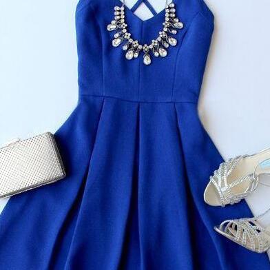 Royal Blue Homecoming Dresses,fashion Homecoming..