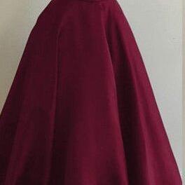 Burgundy Prom Dress,Simple Prom Dre..