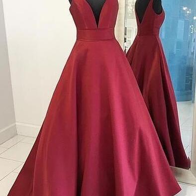 A Line Prom Dress,stain Prom Dress,sexy Stain Prom..