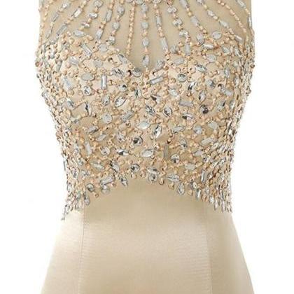 Mermaid Beading Long Evening Gowns