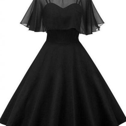Sexy Little Black Dress Short Prom Dress