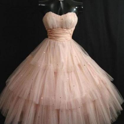Strapless Pink Tulle Short Homecoming Dress