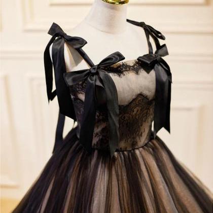 Elegant Tulle Evening Gown With Embroidered Corset..