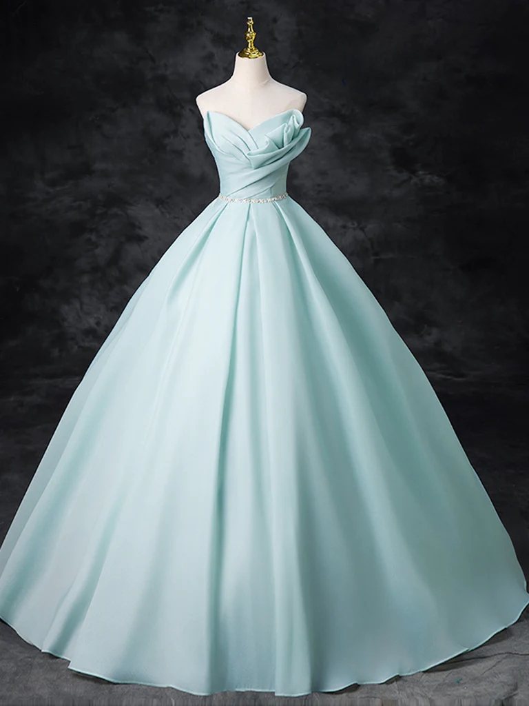 ocean formal dress Ladivine CB139 Size 8 Ocean Blue Sheer Corset Shimmer Mermaid Sequin Prom Dress Strapless Formal Gown