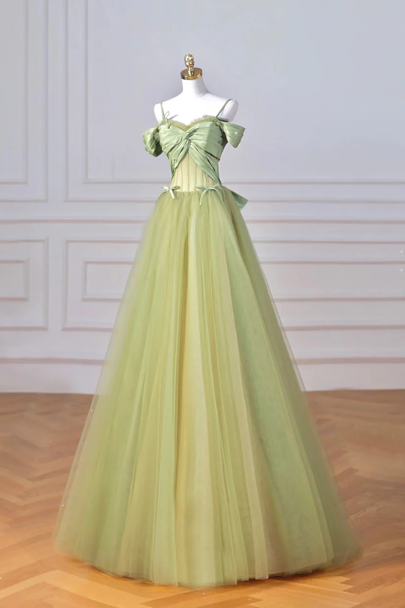 Off Shoulder Tulle Ball Gown Y5480 main image 1