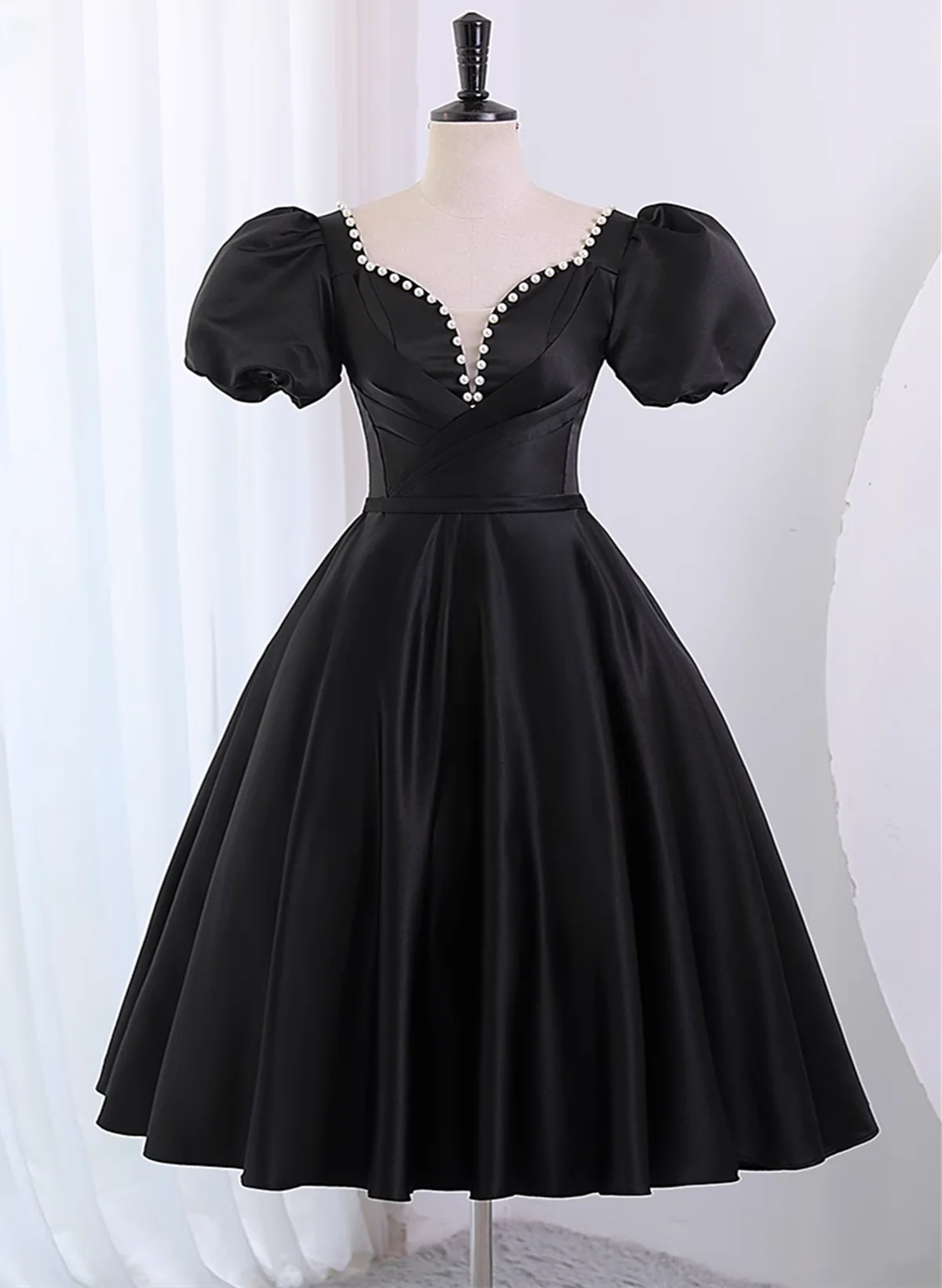 jersey crepe dress Paula Dress in Sheer Crepe Jersey main image 1