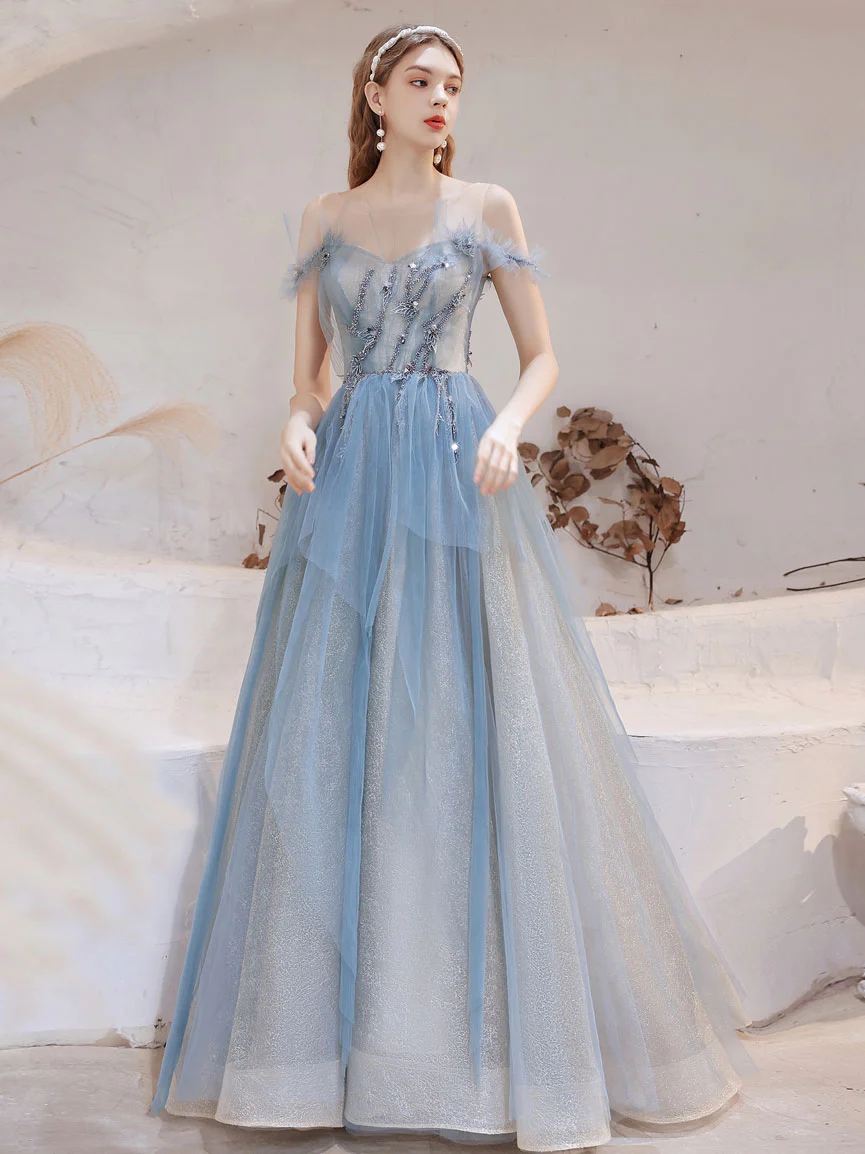 ethereal blue dress Ethereal Dress, Women's Blue Dresses – CityLux Boutique main image 1