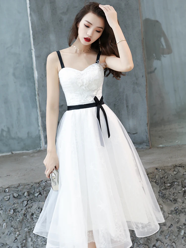 Cute white party dresses online