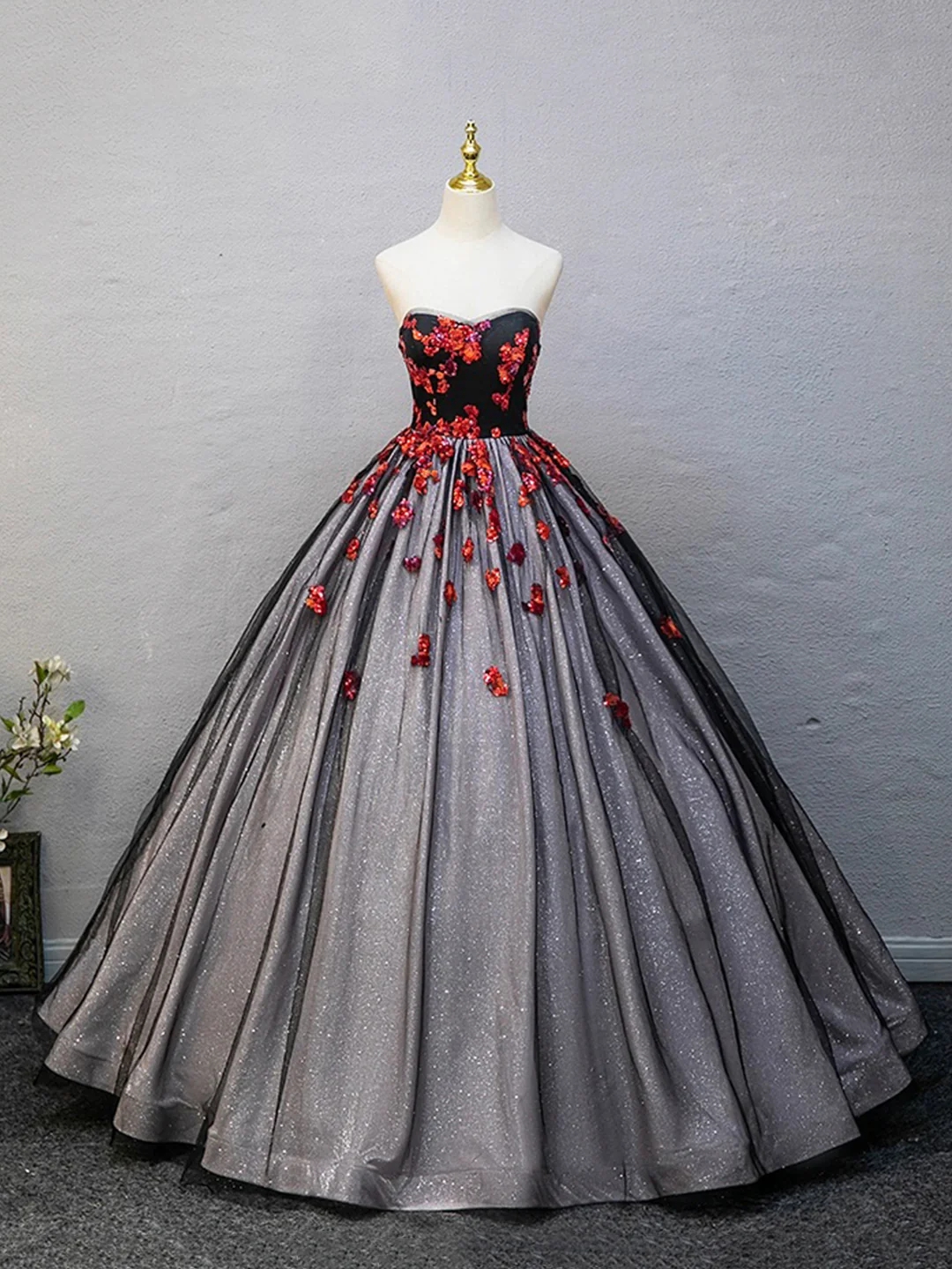 black and red dress combination Color Blocked Maxi Dress (Black-Red-White) – Ethnic Expressions