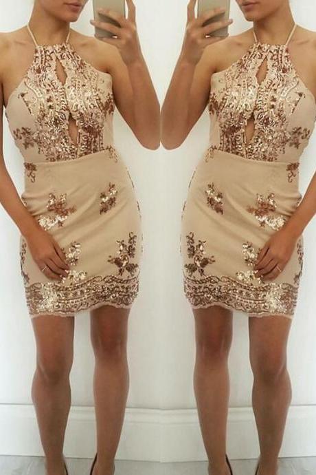Sheath Homecoming Dresses,short Homecoming Dress, Prom Dress, Pretty Homecoming Dress, Sexy Party Dresses With Sequins, Bling Cocktail