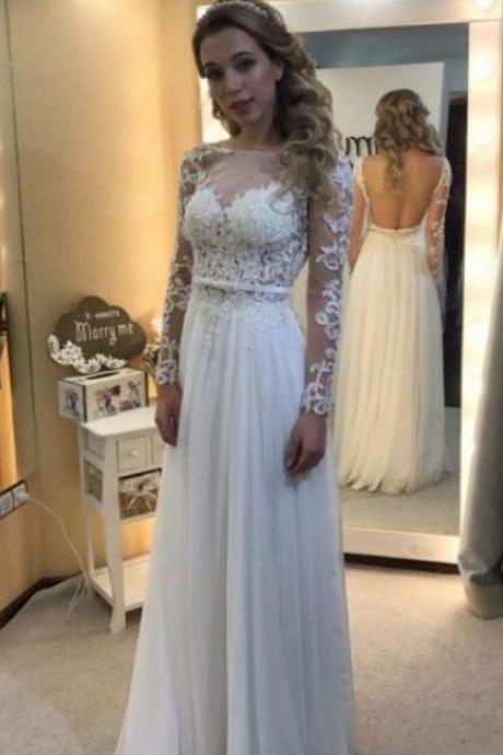 White Prom Dresses, Lace Prom Dress,Sexy Long Sleeve Prom Dress,Cheap Prom Dress,Long Prom Dresses, Long White Prom Dresses With Lace