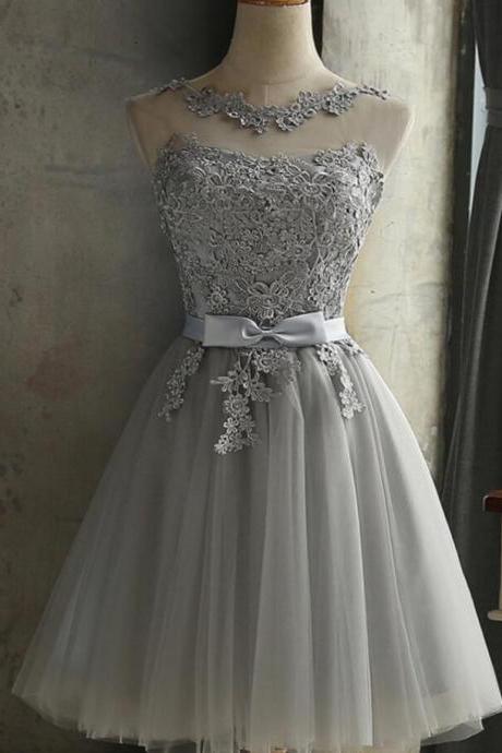 Pretty Short Lace Party Prom Homecoming Dresses