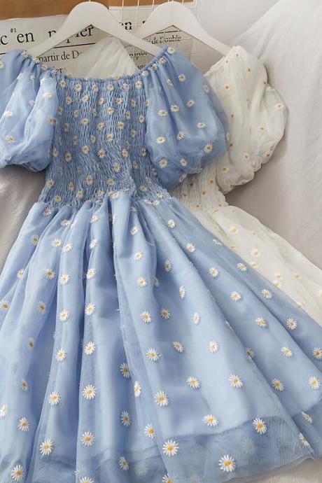 Cute A Line Little Casual Dress