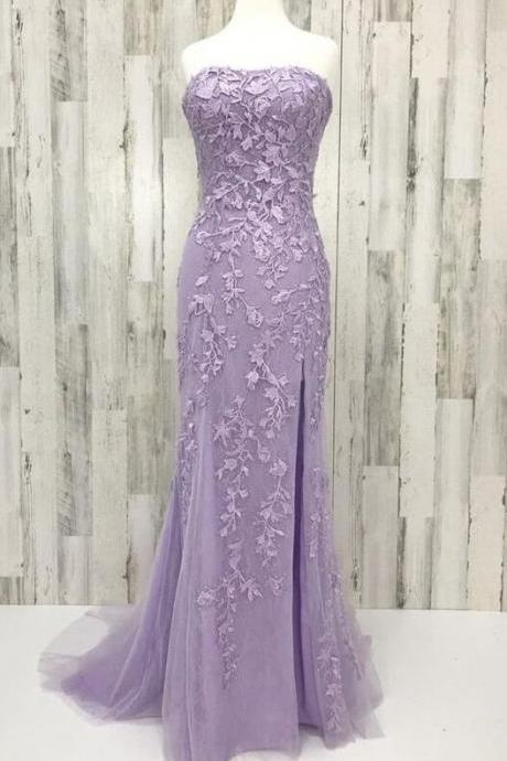 Charming Lavender Prom Dress Long Dresses