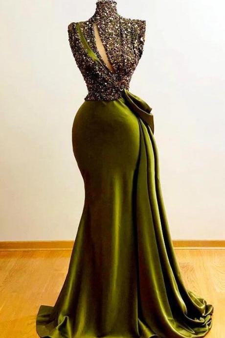 Sexy Green Prom Dresses Evening Dresses