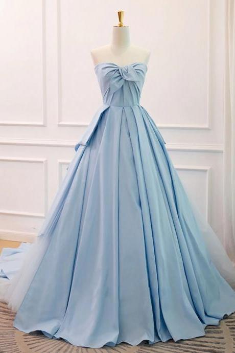Enchanted Sky Blue Prom Dress