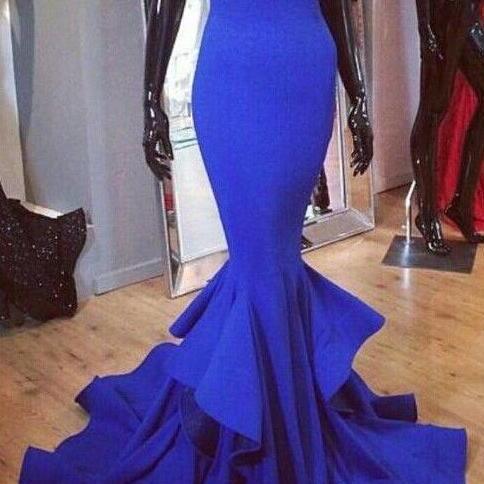 Royal Blue Prom Dress,Sexy Prom Dress,Long Prom Dress,Cheap Formal Gown,Prom Dresses,Evening Gowns,Formal Gown For Teens