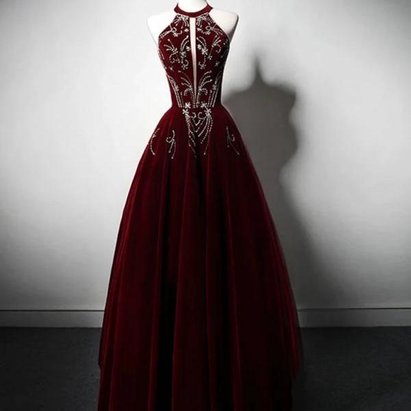 Elegant red ruffled Dress main image 1