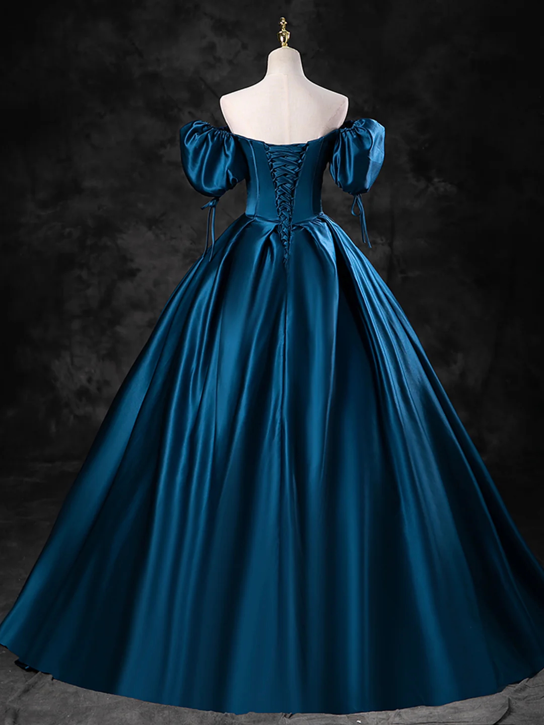 Off the Shoulder Royal Blue Ball Gown Princess Dress Y822 main image 1