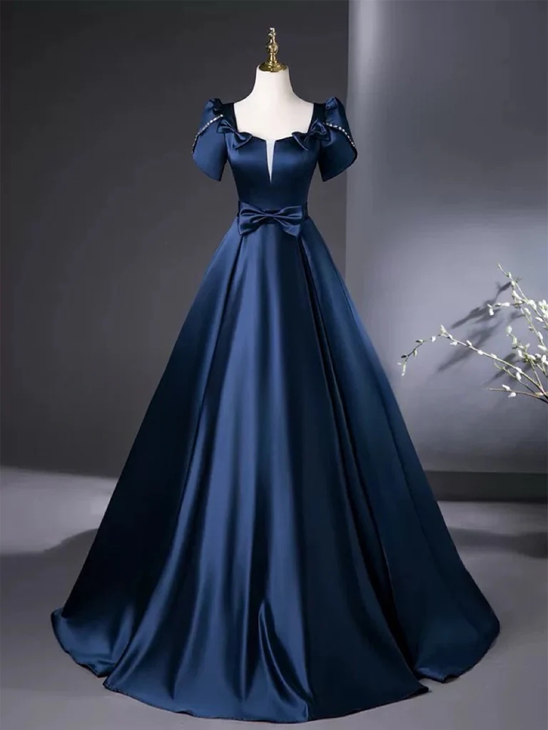 blue off the shoulder dress with flowers Zapakasa Women Floral Bridesmaid A-Line minidress Size:S (8-10) Claim: Epstein Owned Bizarre